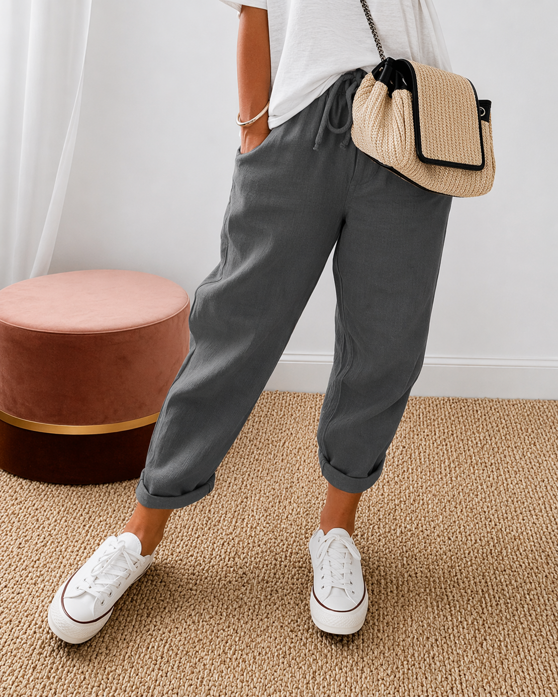 Lino | Pantalones informales y cómodos