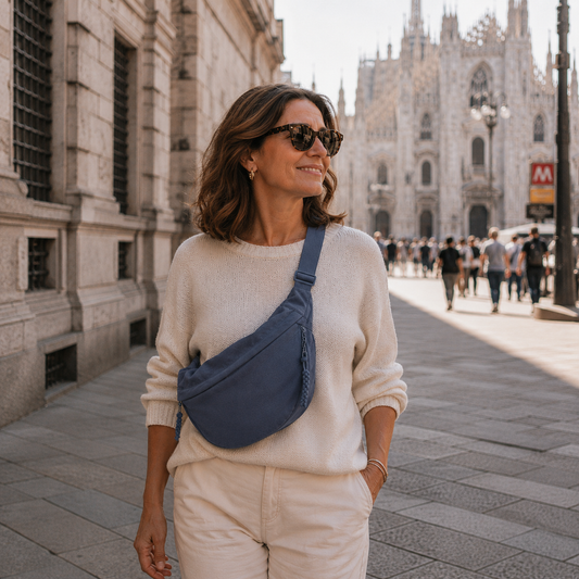 Mara™ | Bolso de hombro azul marino