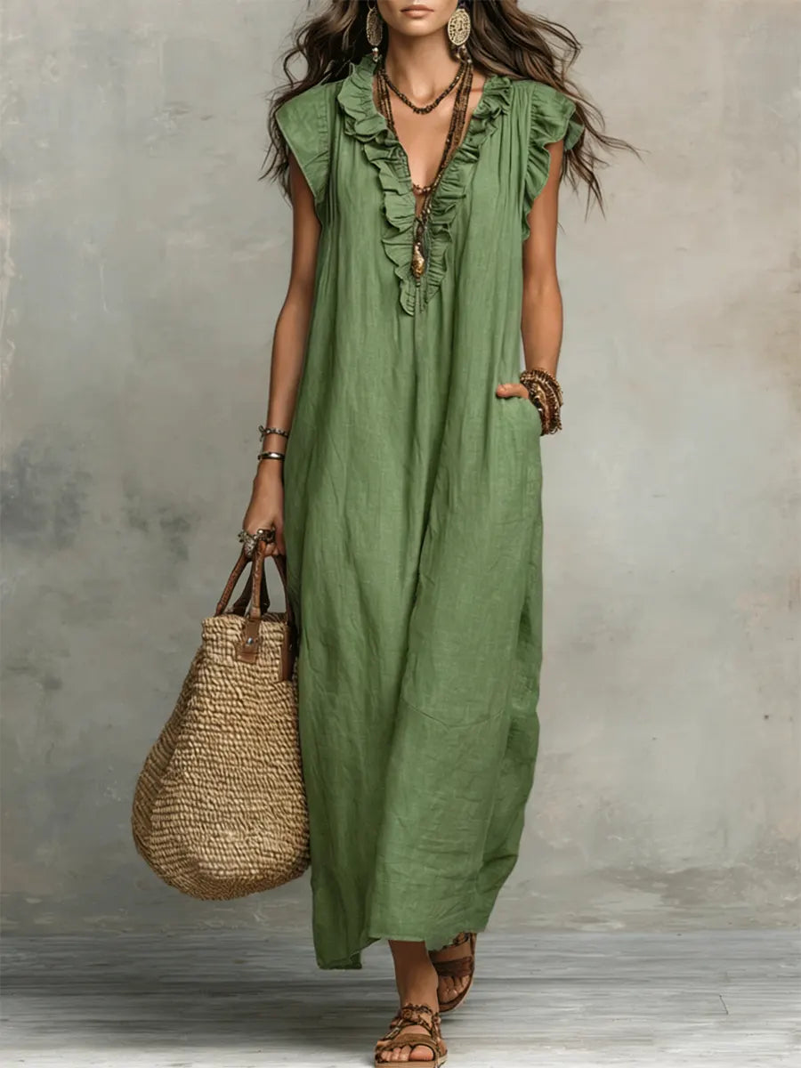 Camelia™ | Vestido largo bohemio