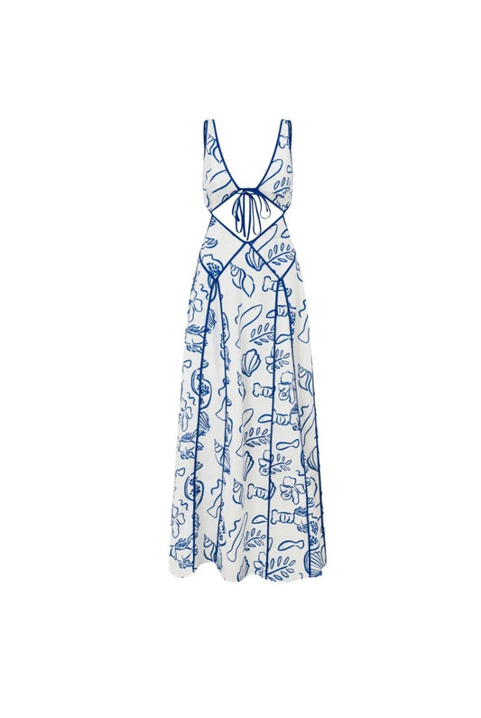 Vestido Largo Veraniego Estampado