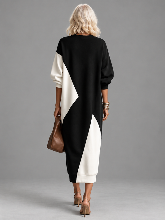 Aura™ | Vestido Largo de Invierno con Escote en V