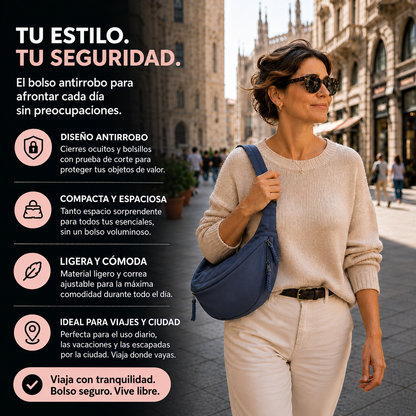Mara™ | Bolso de hombro azul marino