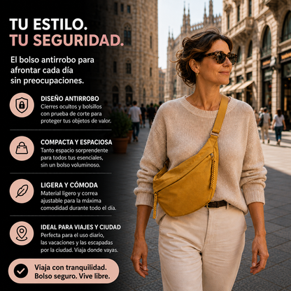 Luce™ | Bolso de hombro color ocre