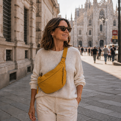 Luce™ | Bolso de hombro color ocre