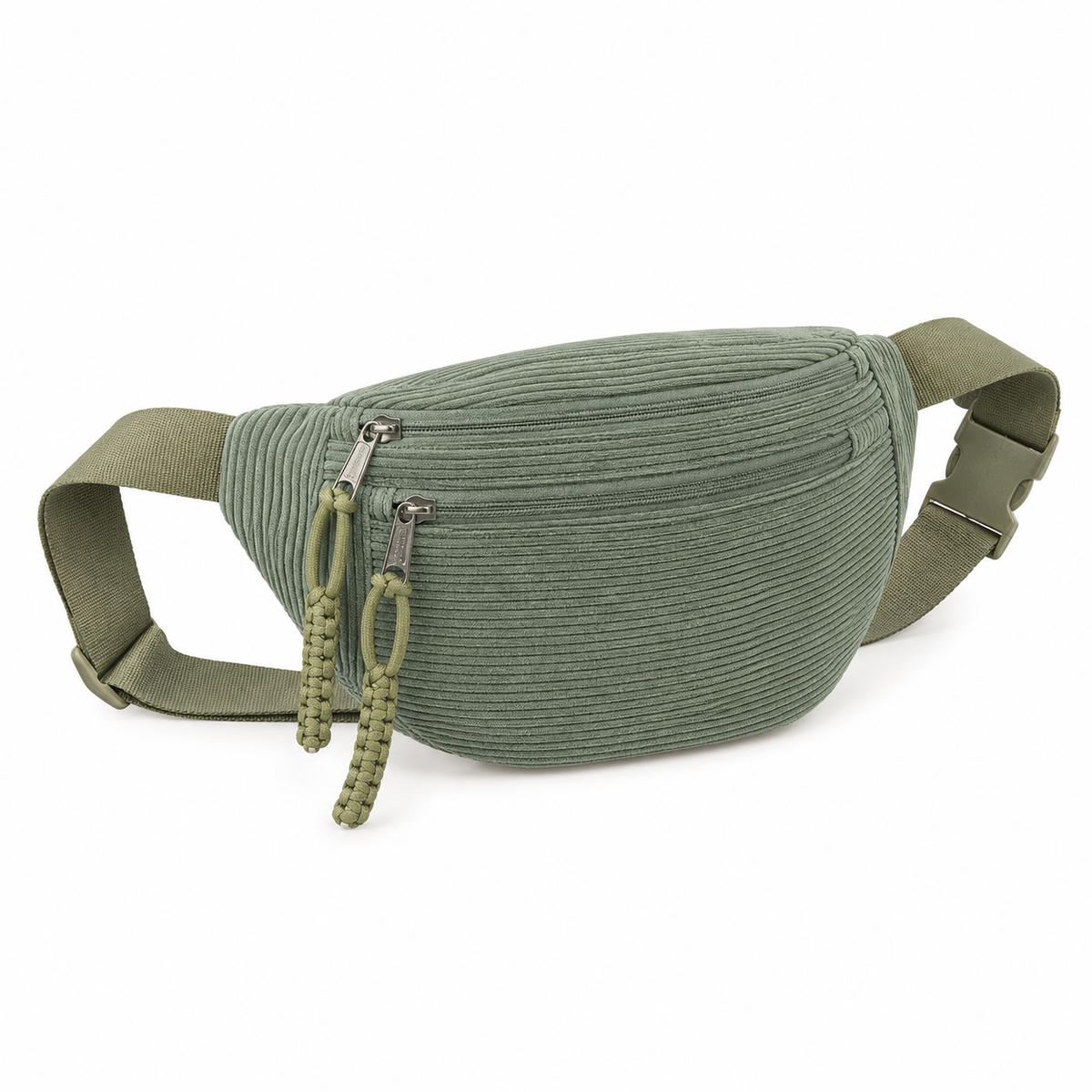 Petra™ | Bolso de hombro de terciopelo acanalado