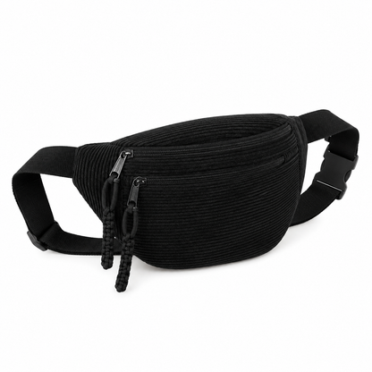 Petra™ | Bolso de hombro de terciopelo acanalado