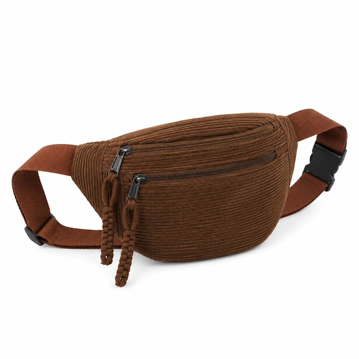 Petra™ | Bolso de hombro de terciopelo acanalado