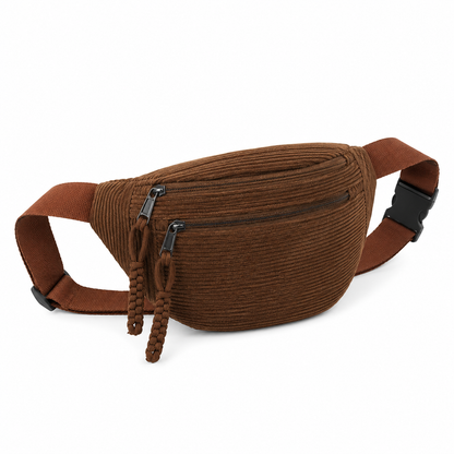 Petra™ | Bolso de hombro de terciopelo acanalado