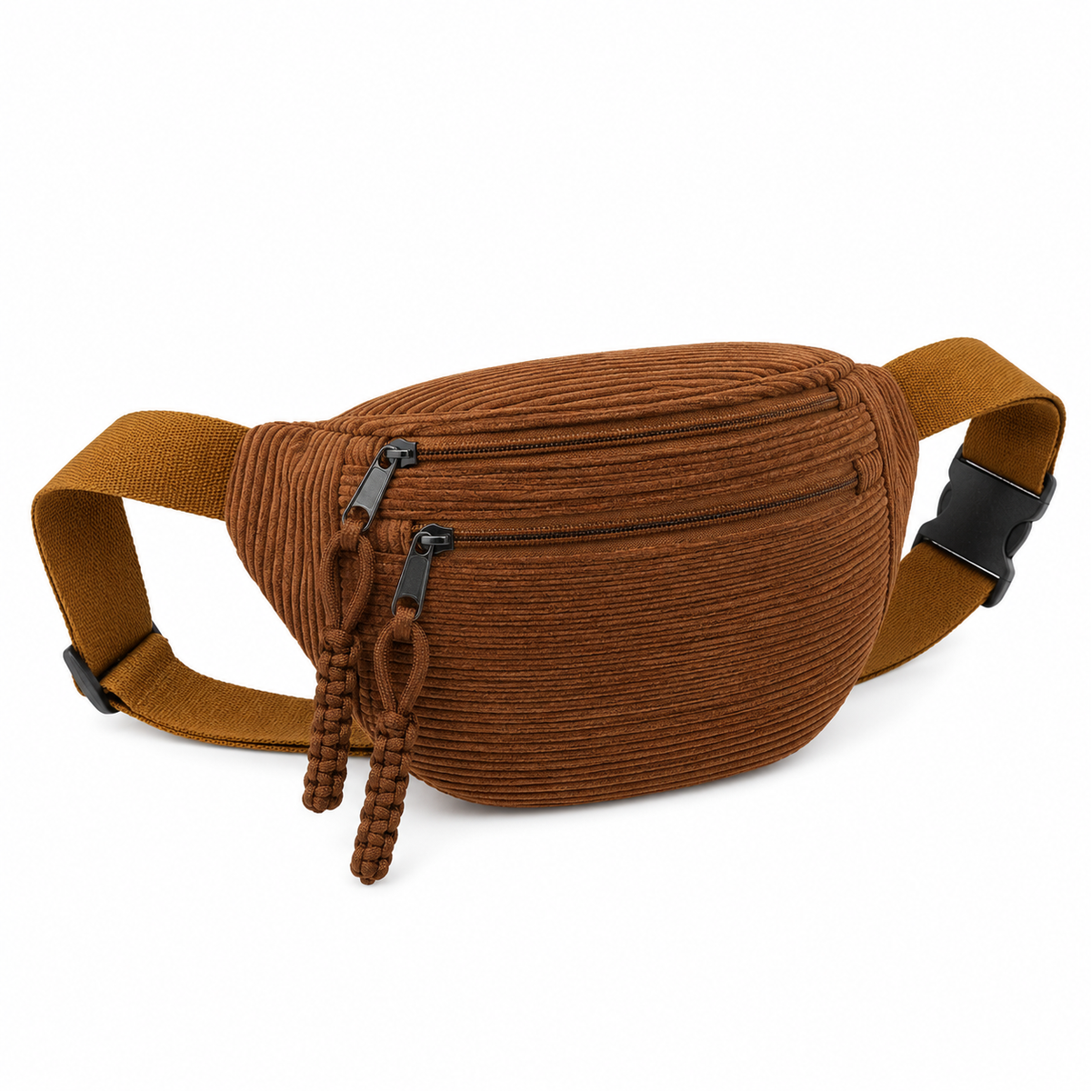 Petra™ | Bolso de hombro de terciopelo acanalado