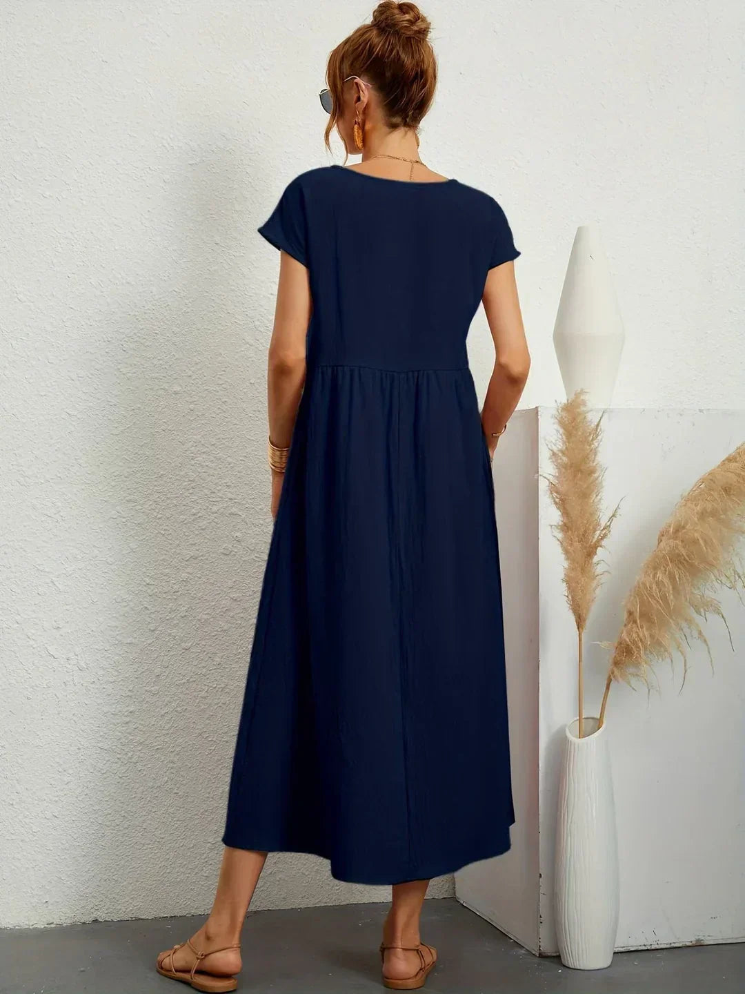 Gabrielle™ | Elegancia atemporal, vestido midi fluido