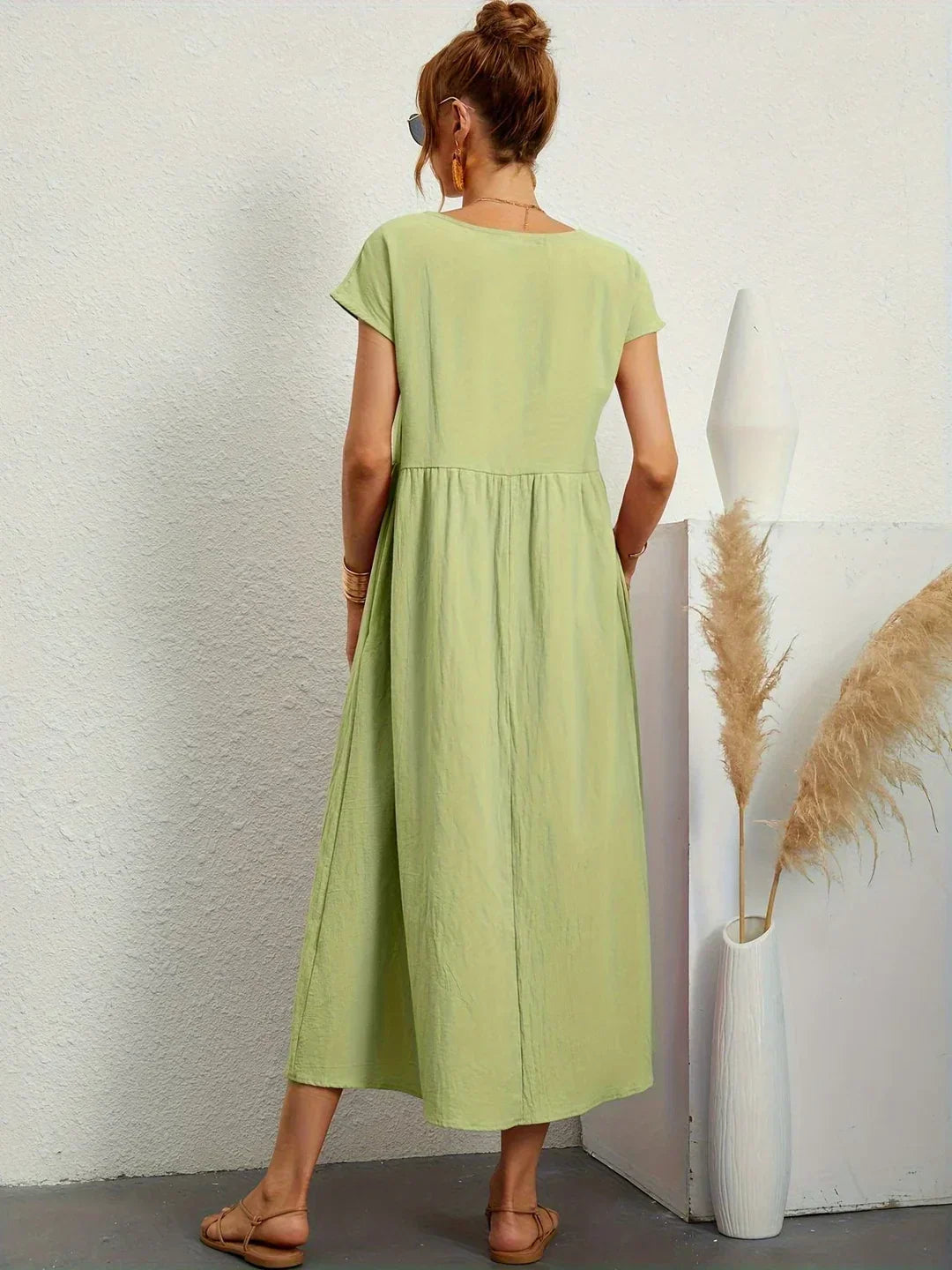 Gabrielle™ | Elegancia atemporal, vestido midi fluido