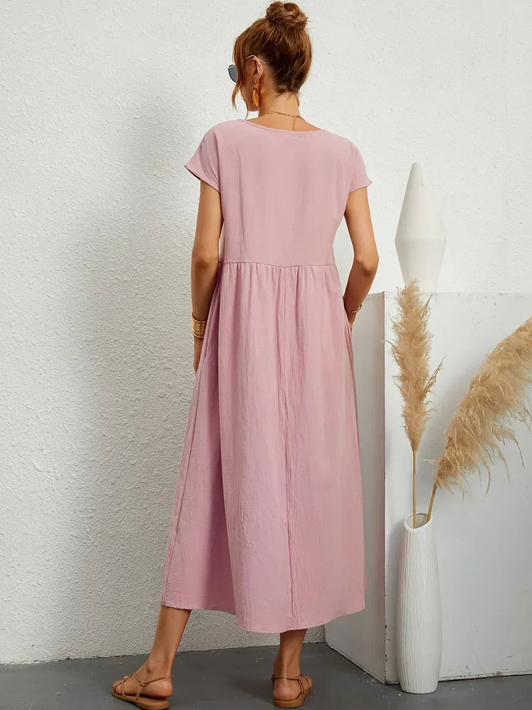 Gabrielle™ | Elegancia atemporal, vestido midi fluido