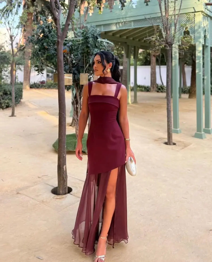 Vestido largo elegante