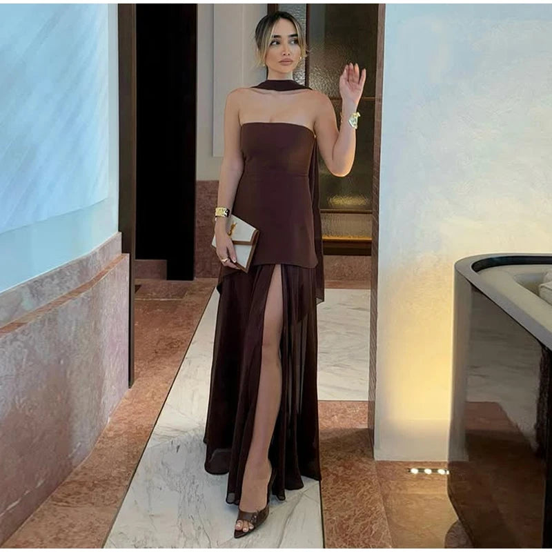 Vestido largo elegante