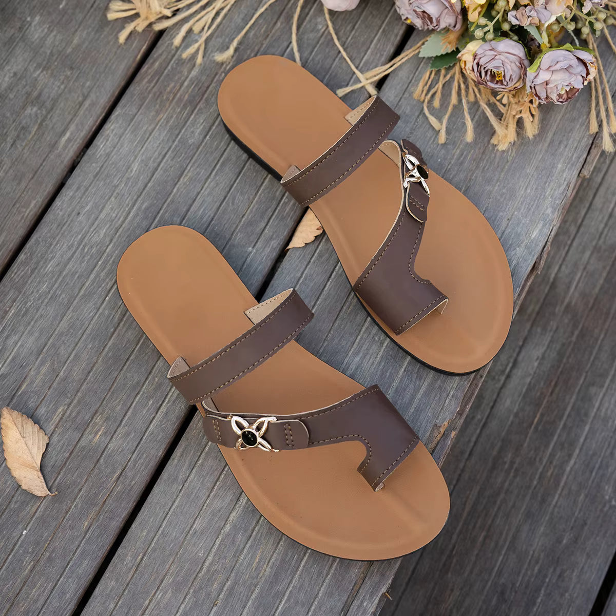 Elsa™ | Sandalias planas cómodas sin cordones