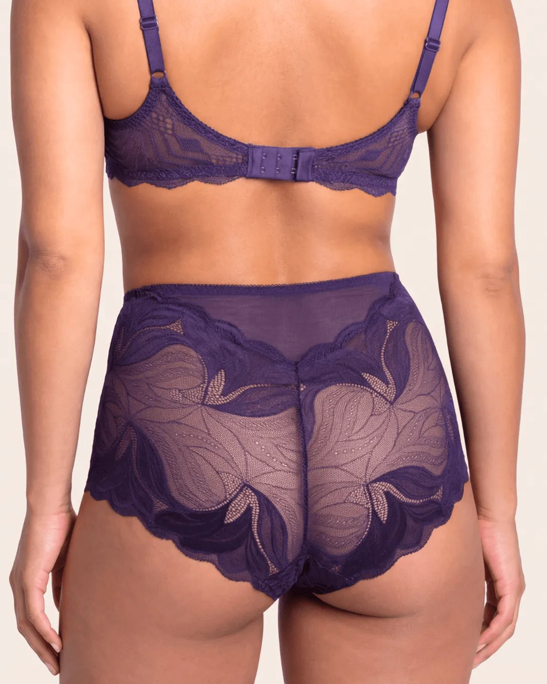 Culotte de encaje floral