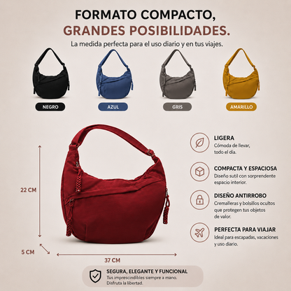 Aria™ | Bolso de hombro negro