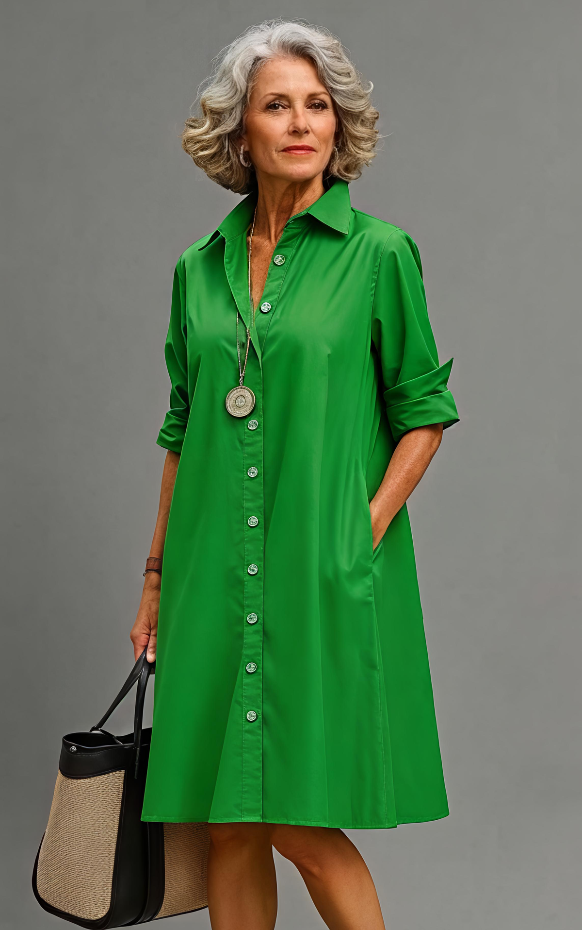 Midi™ | Vestido verde