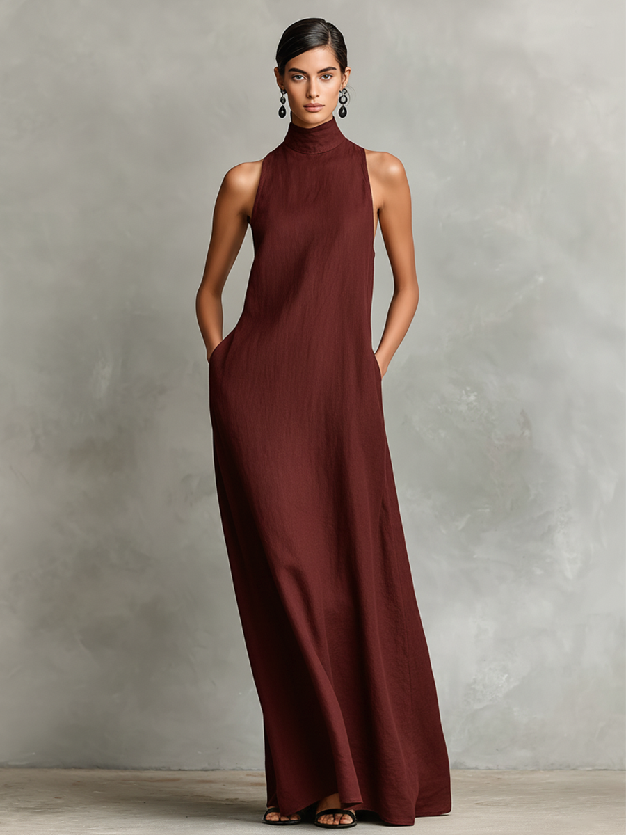 Caterina™ | Vestido largo minimalista